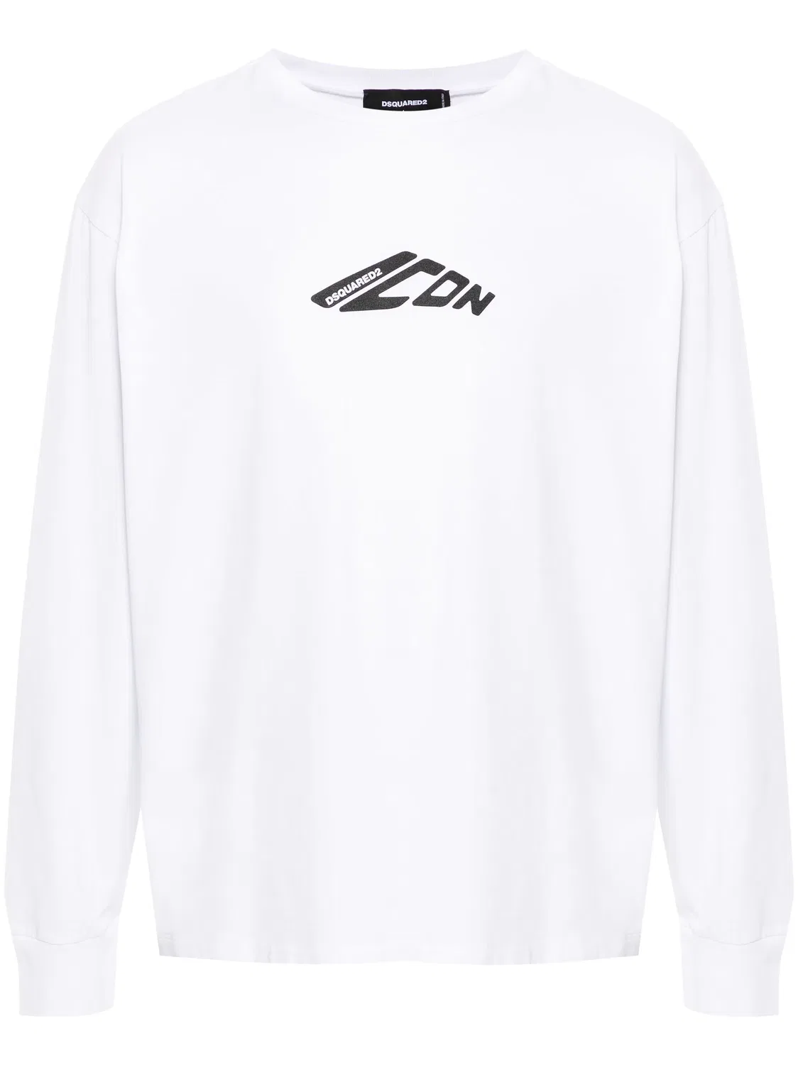 Футболка Icon из хлопка DSQUARED2, белый