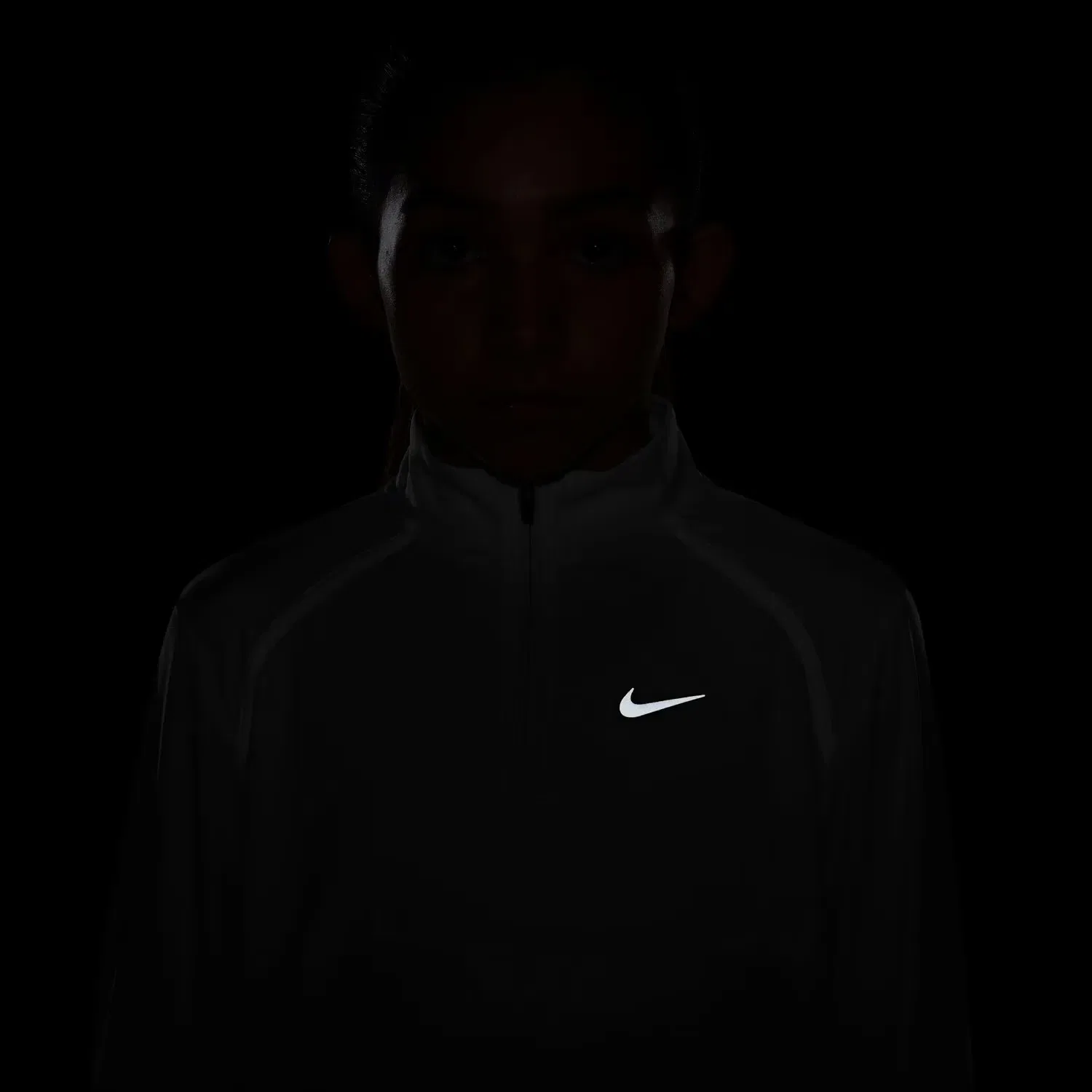 Детская футболка для девочек с длинным рукавом Nike, Blanco — фото 4