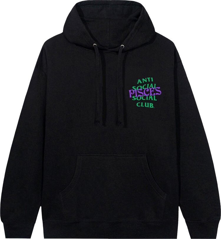 

Худи Anti Social Social Club Pisces Hoodie Black, черный