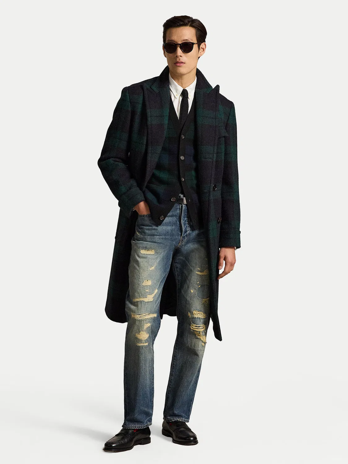 Мужской кардиган стандартного кроя Polo Ralph Lauren, зеленый — фото 2