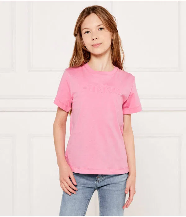 Детская футболка с круглым вырезом Pinko Up, Rosa