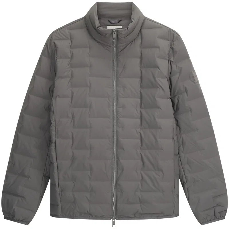 Мужское пальто-пуховик с воротником-стойкой Calvin Klein, PD0-Medium Gray