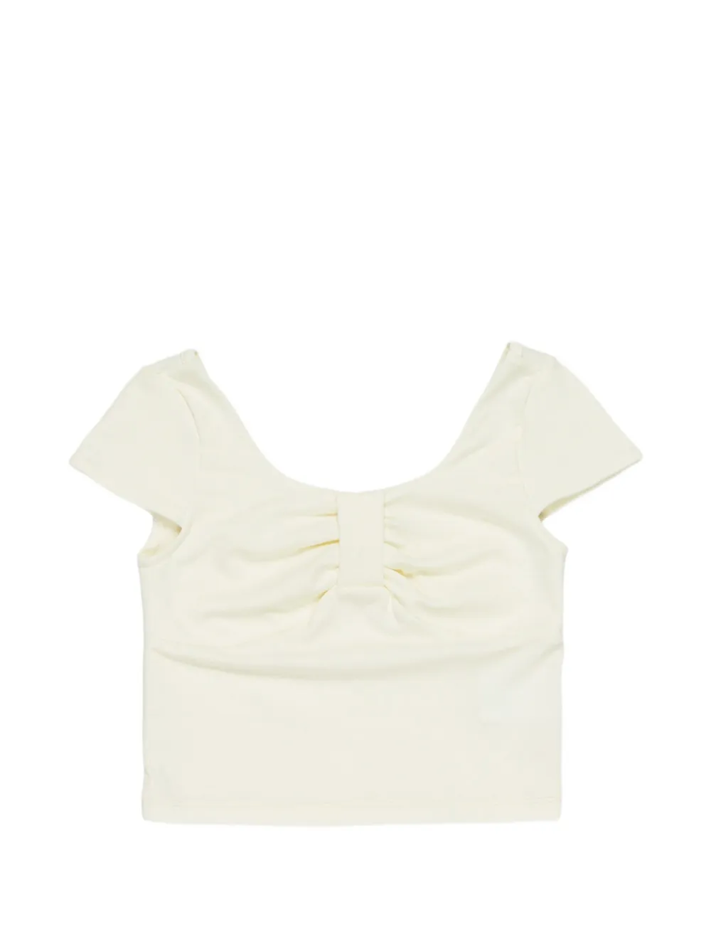 

Собранный топ Miss Grant Kids, бежевый