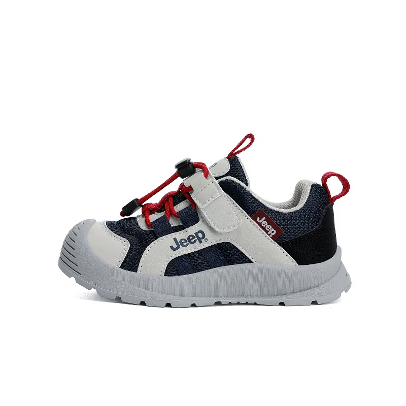 Детские кроссовки с сетчатым верхом Jeep Running Collection, Gray Blue Red