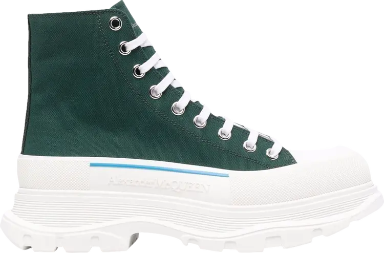 

Кроссовки Alexander McQueen Tread Slick Boot Green, зеленый