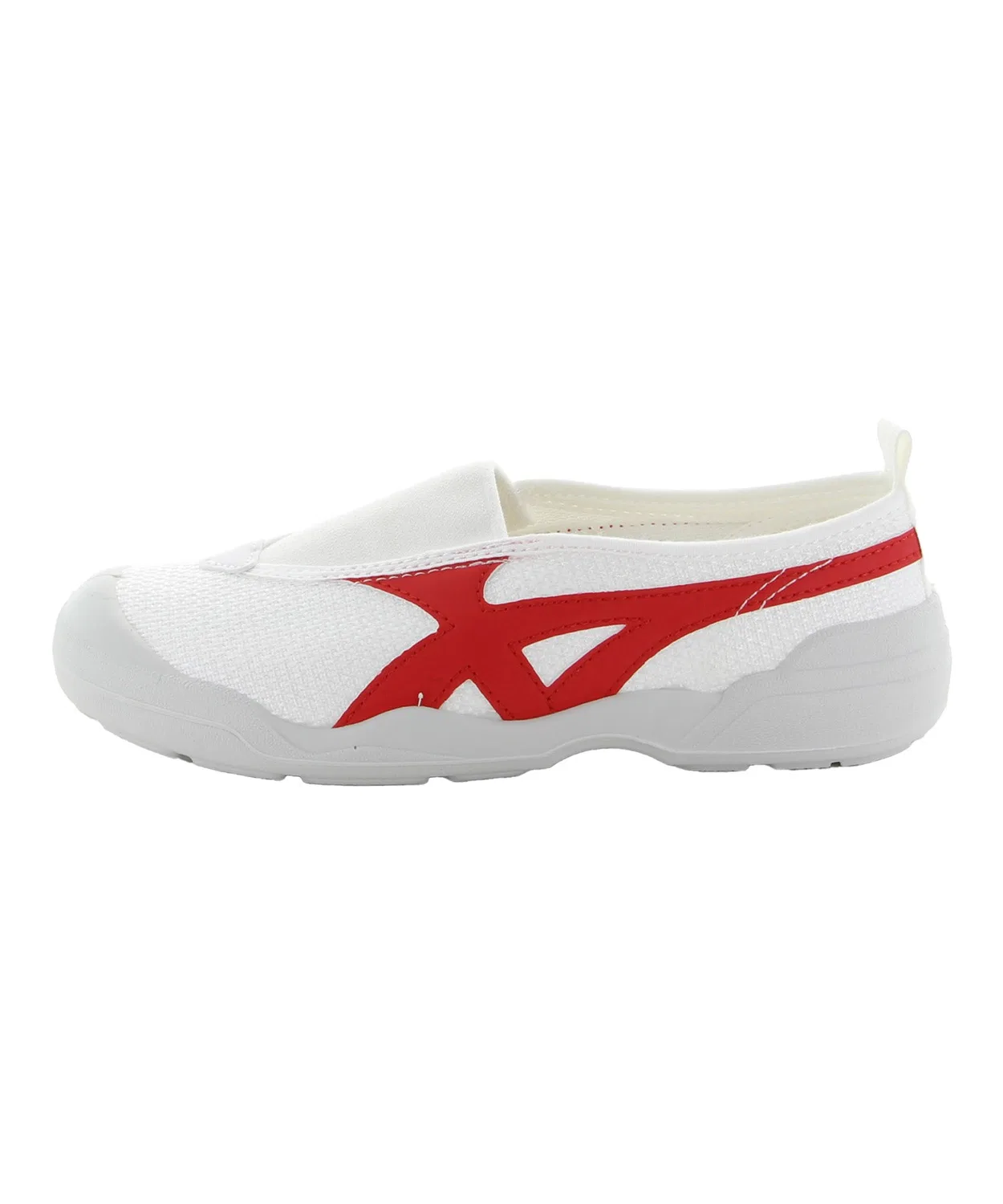 Детские туфли-слипоны без шнурков с защитой носка MoonStar Bio LT 01, Red — фото 3
