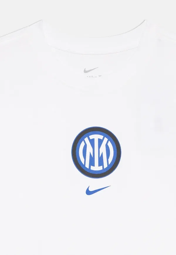 Футболка хлопковая Inter milano crest tee unisex - club wear Nike Performance, white, белый — фото 4