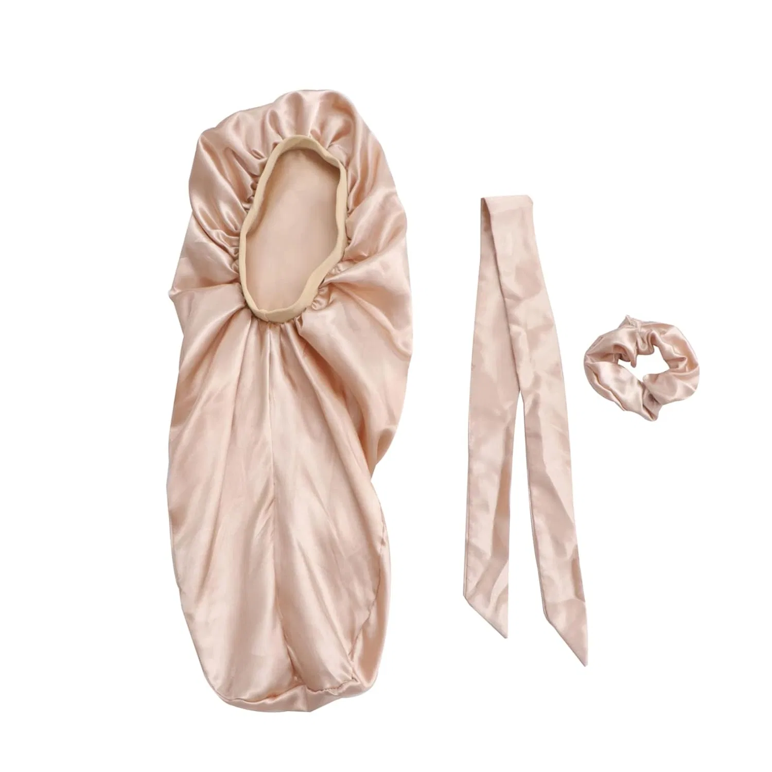 Satin шапочки, 9 штук, Healeved, Champagnerfarbe