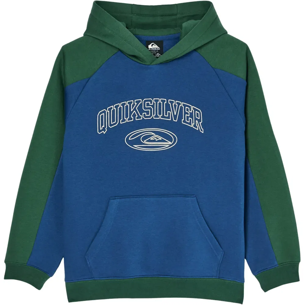 Детское худи для мальчиков с принтом No Teacher Quiksilver, Blue