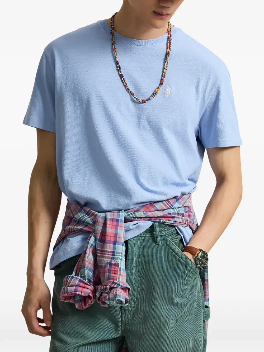 Футболка Classic Fit POLO RALPH LAUREN, синий — фото 3