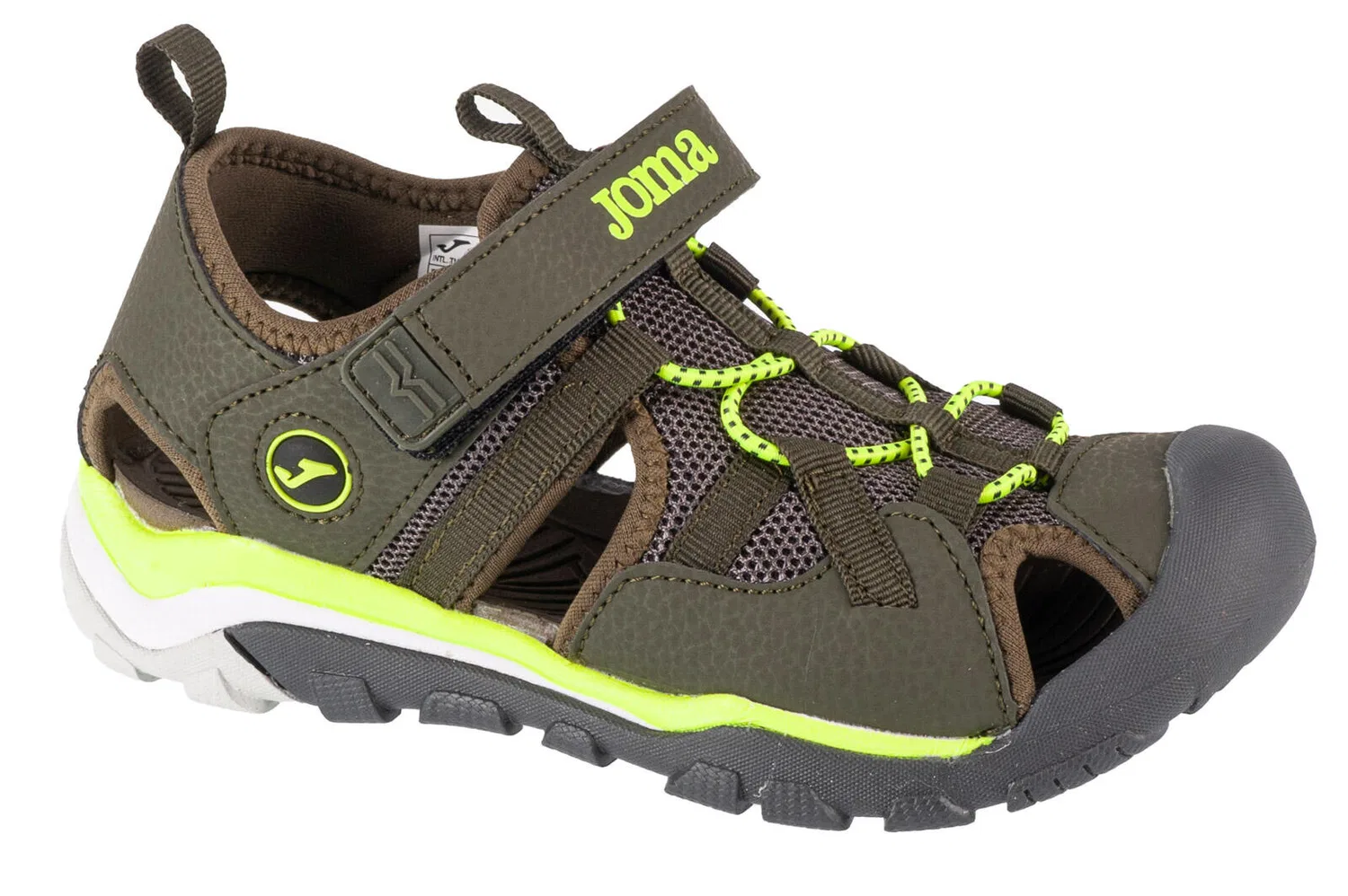 Детские сандалии для мальчиков с защитой S.Lake Jr Joma, Grun Braun