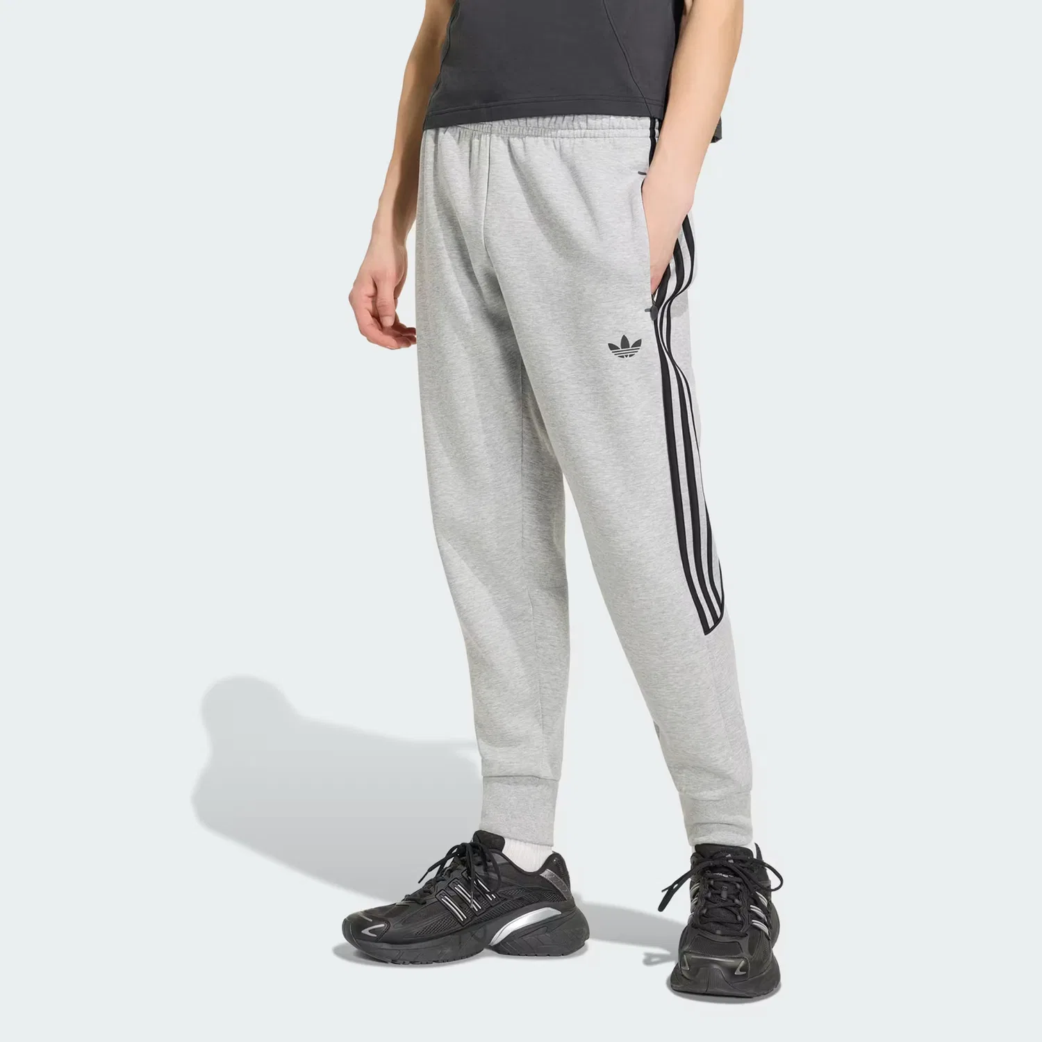 Мужские брюки с манжетами Spacer Teamgeist 26 Cutline Adidas Originals, серый меланж