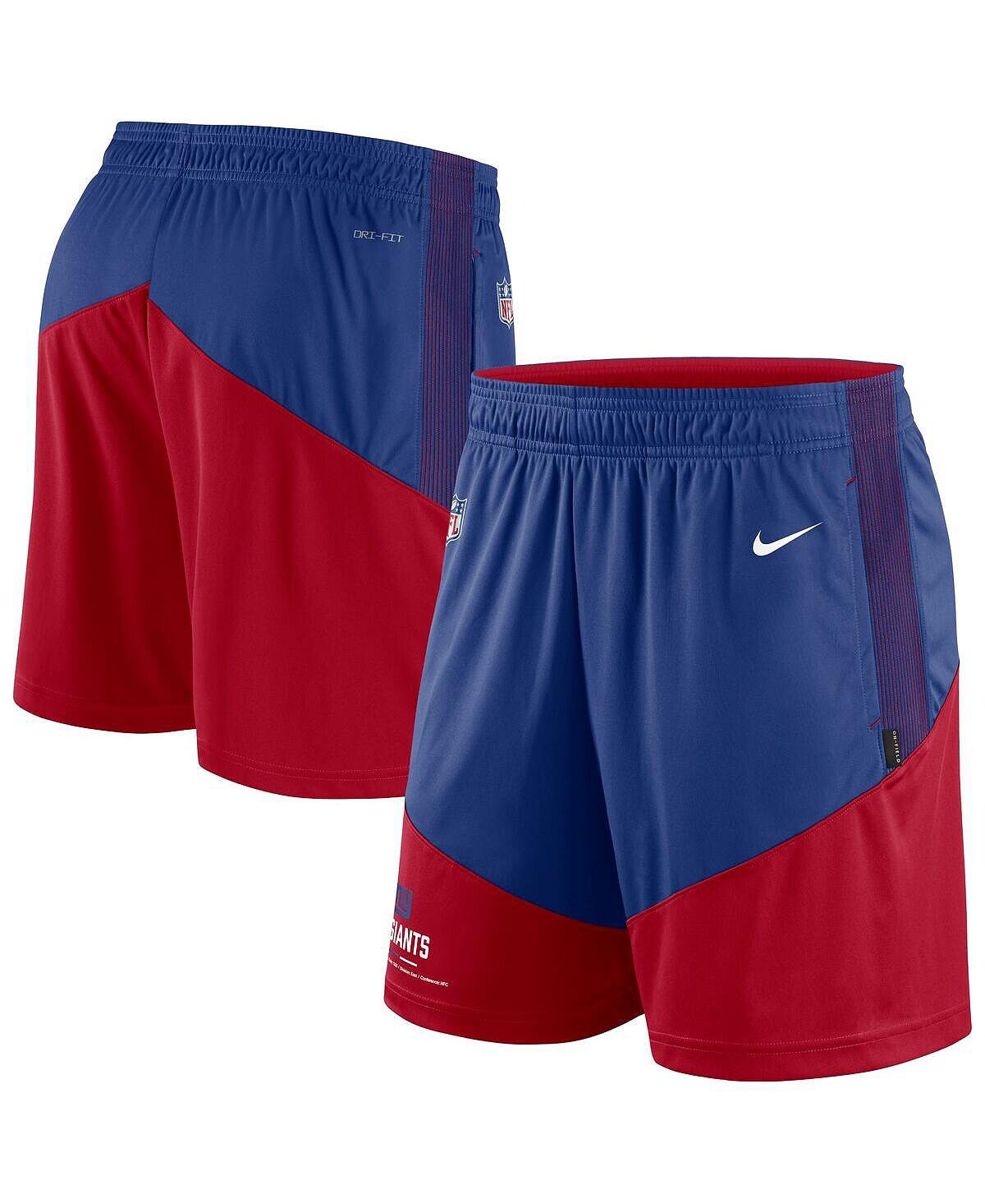 

Мужские королевские, красные спортивные шорты new york giants primary lockup Nike, мульти