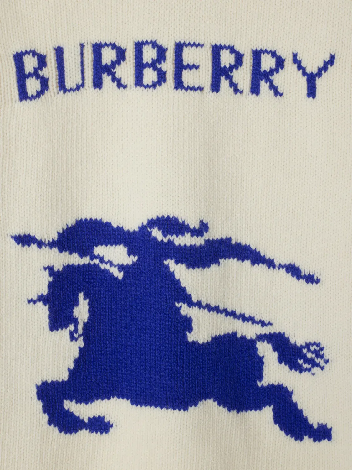 Свитер Equestrian Knight от Burberry, слоновая кость — фото 4