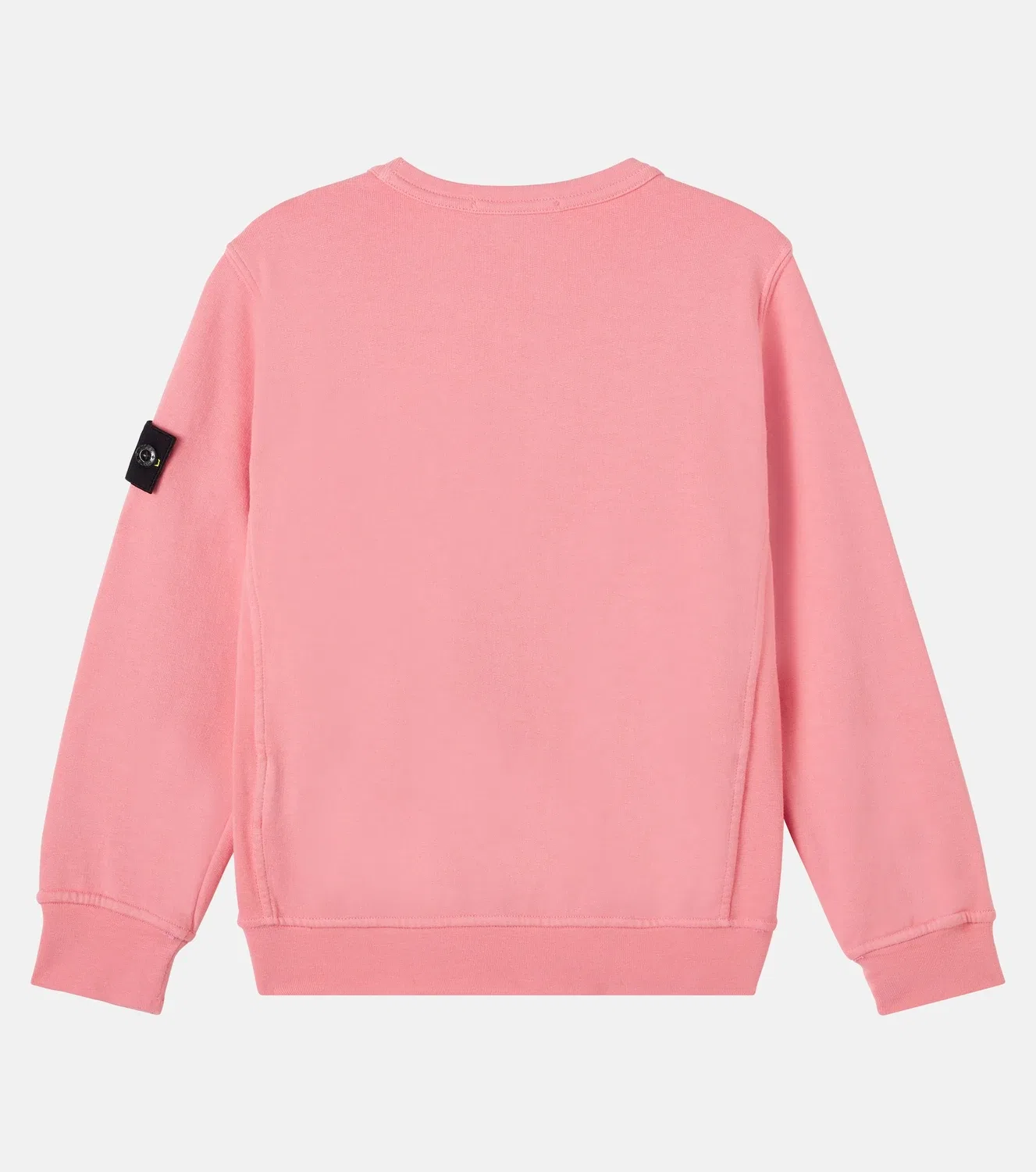 Свитшот хлопковый с круглым вырезом Compass Stone Island Junior, розовый — фото 2