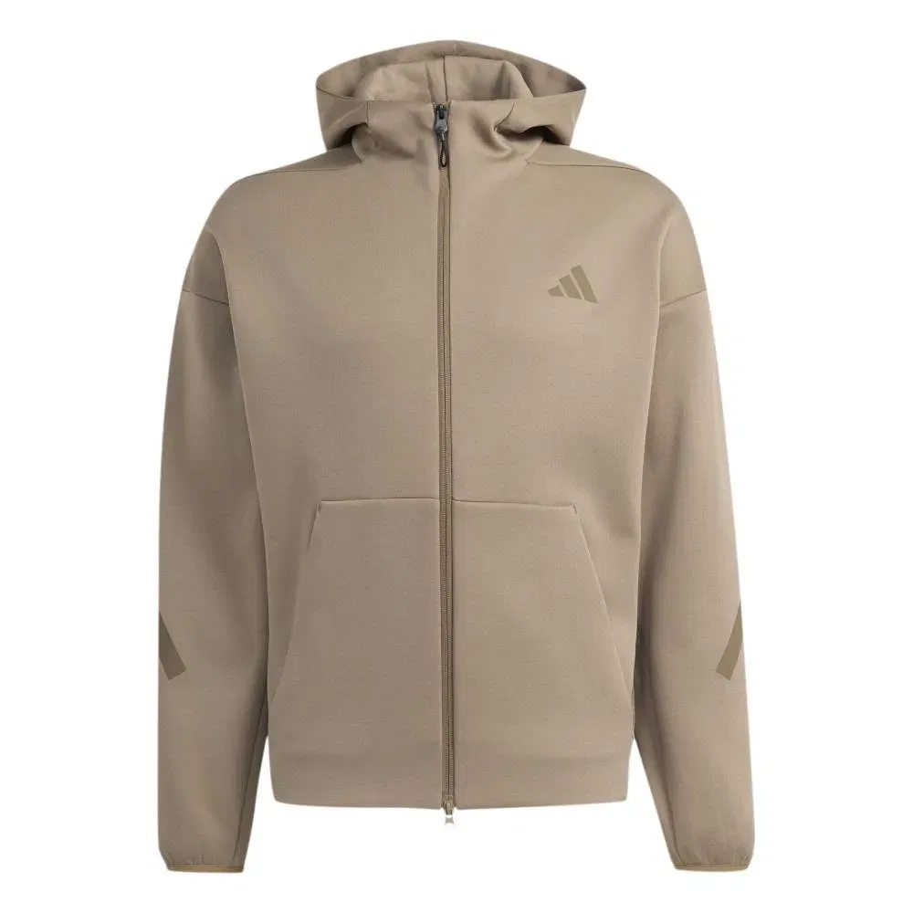 Мужской свитшот с капюшоном Z.N.E. Adidas, Beige — фото 3