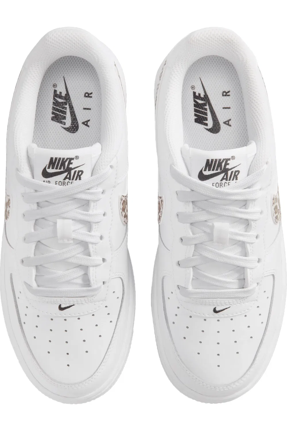Детские кроссовки баскетбольные Air Force 1 Low Nike, белый/черный — фото 3