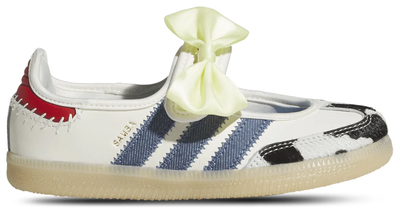 Кроссовки для девочек Samba Jane Adidas, цвет Blue/Multi