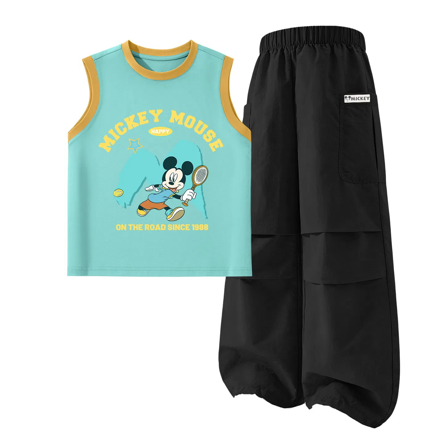 Спортивный костюм для детей Crew Neck, Disney, Diwei Ball Orange Blue