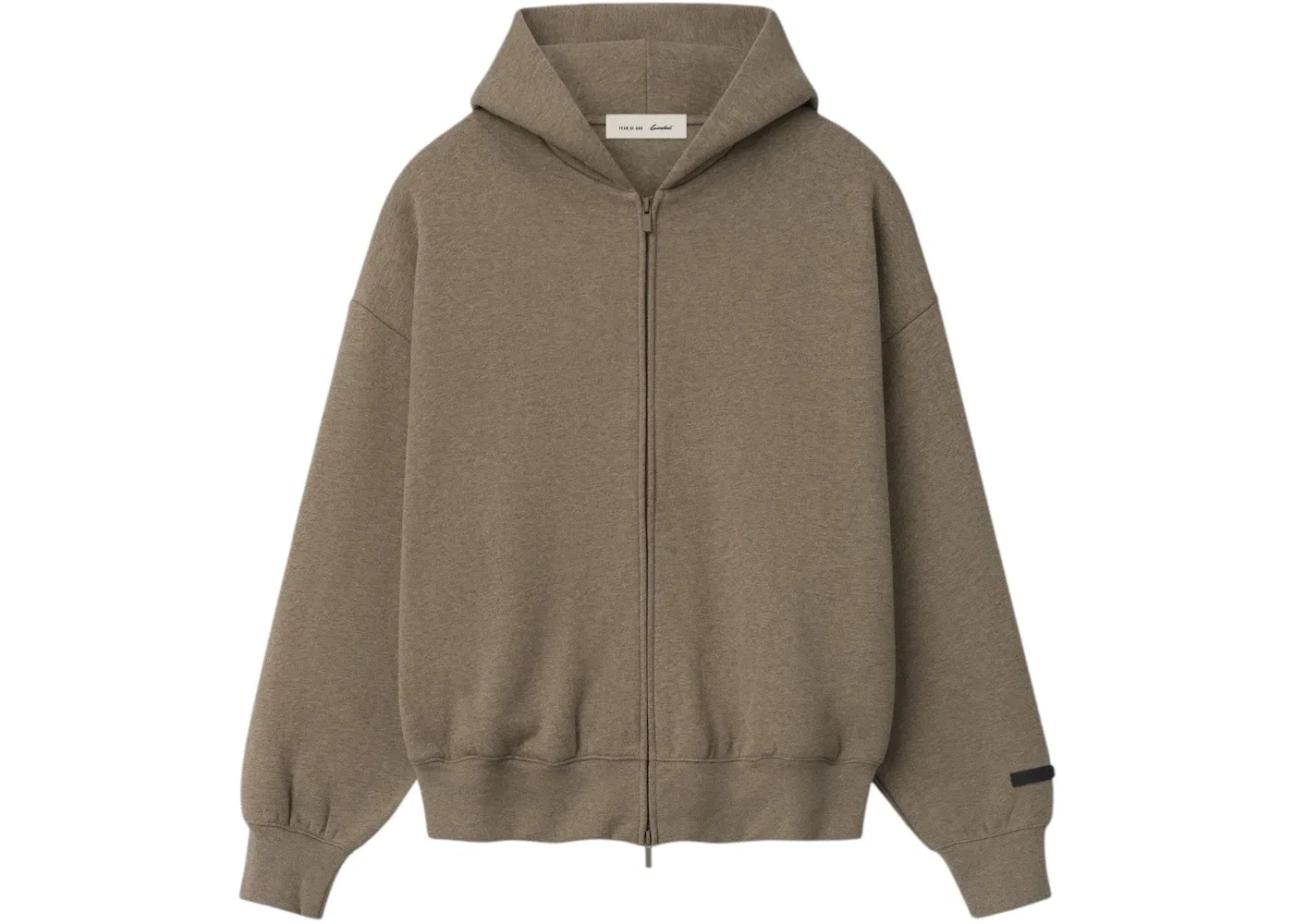 Мужская худи Essential Classic Zip-Up Hoodie Fear of God, Homestead Heather