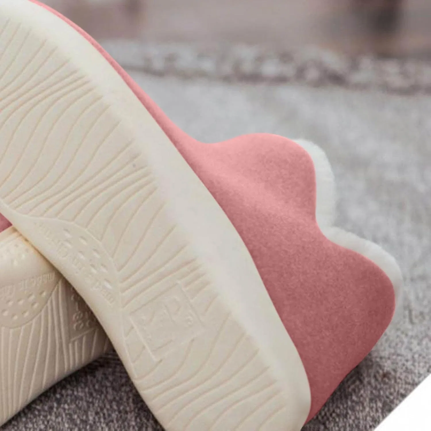 Детские зимние сапоги для девочек с меховой подкладкой и бантом SHOPESSA, Pink — фото 2