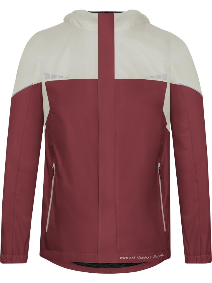 

Дождевик Normani Outdoor Sports, красно-белый