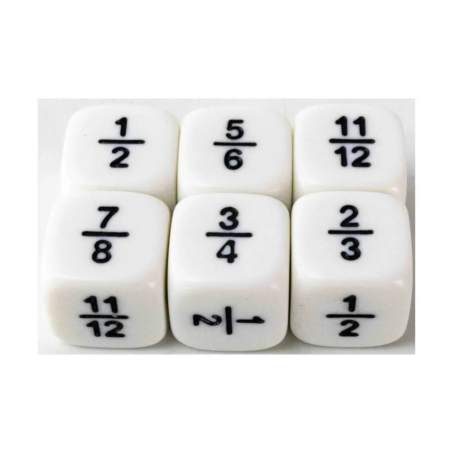 

d6 Дробные кубики (6), Dice - Symbols, Functional & Unique Dice