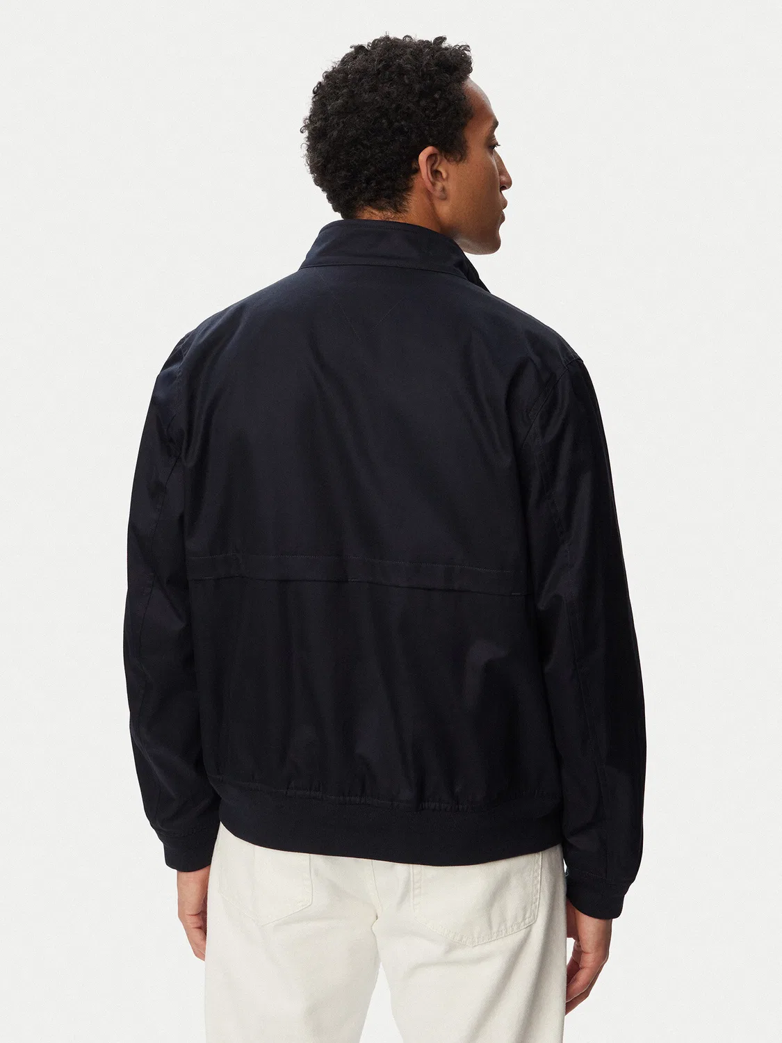 Мужская демисезонная куртка стандартного кроя Classic Harrington Tommy Hilfiger, темно-синий — фото 3