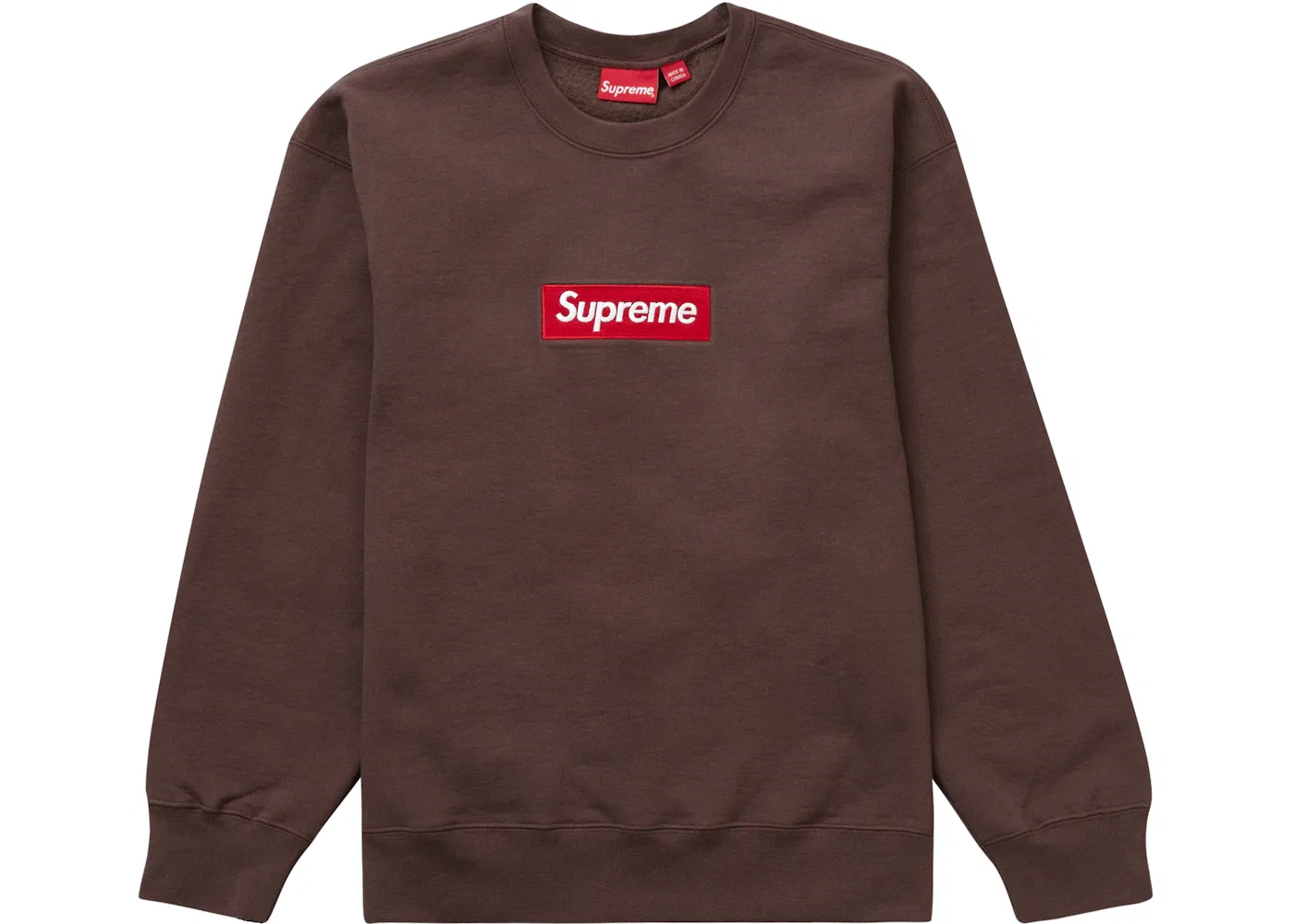 Мужской свитшот с длинным рукавом Crewneck (FW22) Supreme, Brown