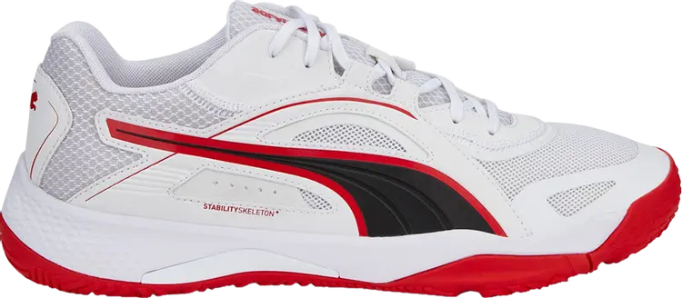 

Кроссовки Puma Solarstrike 2 Racquet White High Risk Red, белый