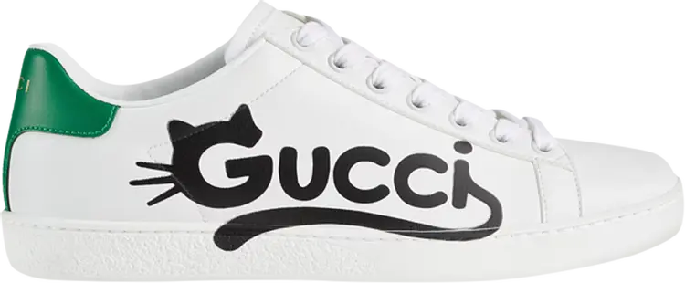 Кроссовки Gucci Wmns Ace Kitten Logo, белый