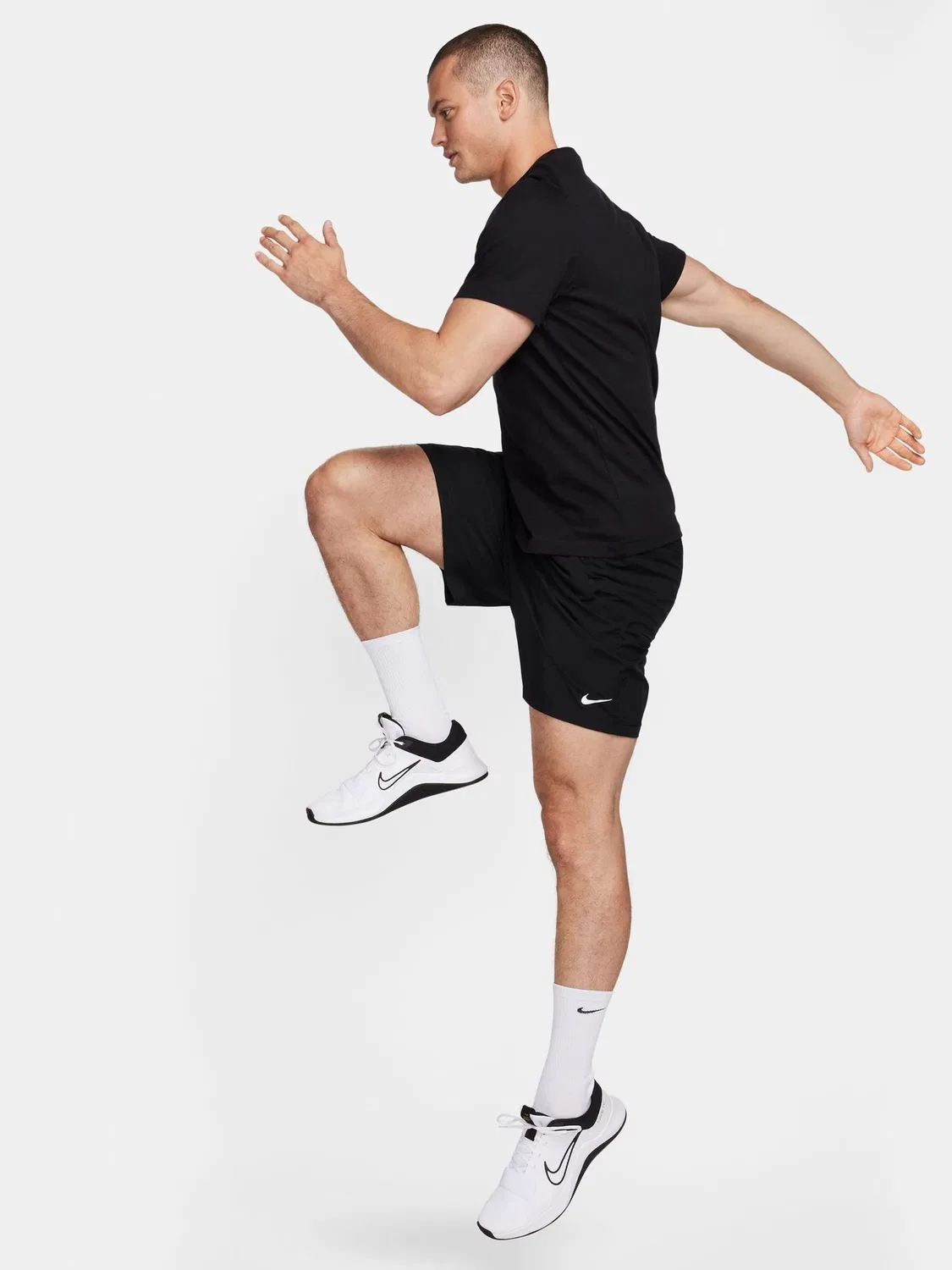 Шорты тренировочные Form Dri-FIT Nike, черный — фото 4