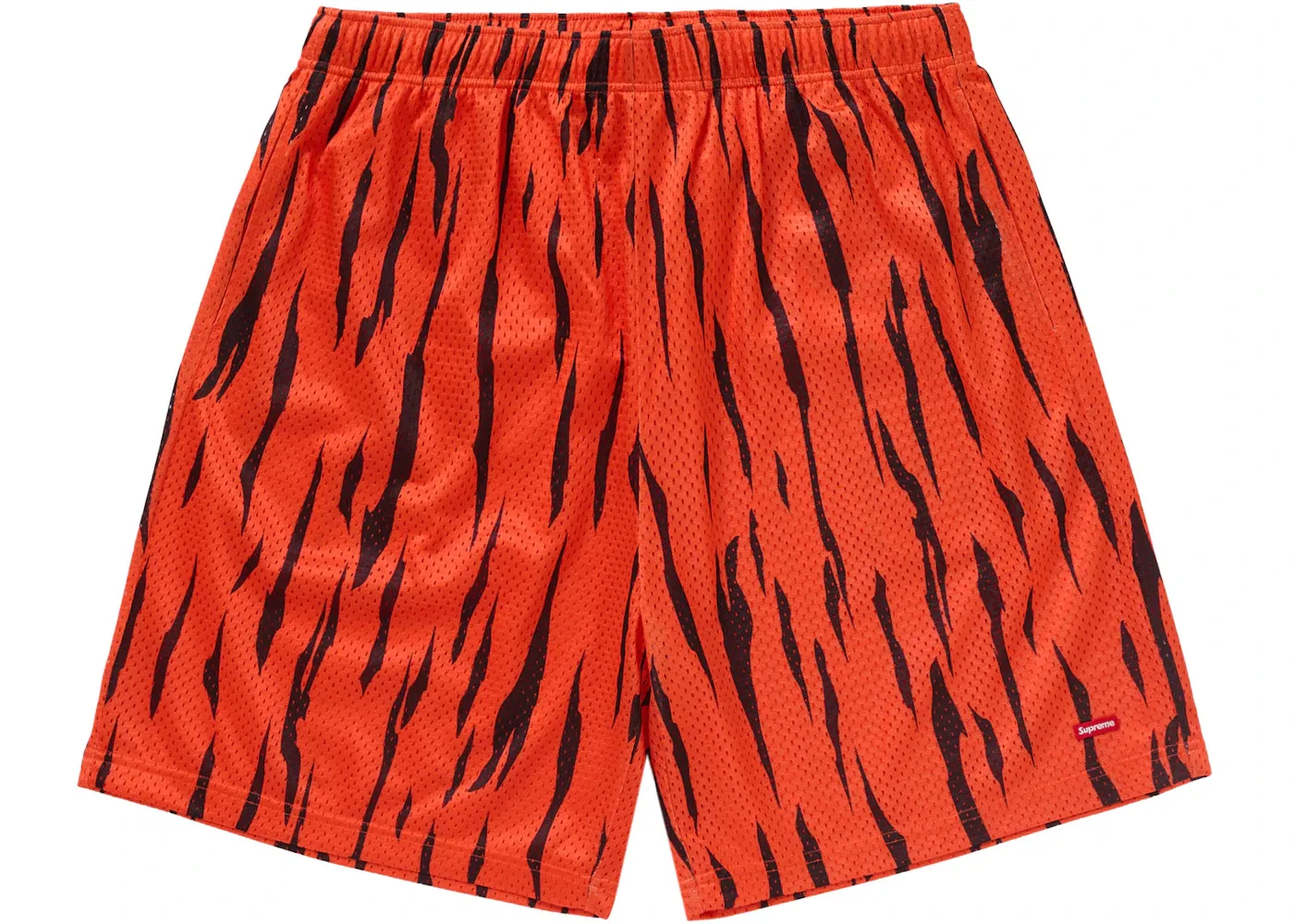 Мужские шорты из сетки с принтом Supreme Short SS24, Tiger