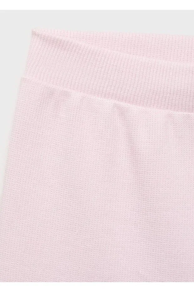 Детские леггинсы для девочек рибана Mango Kids, Pink — фото 4