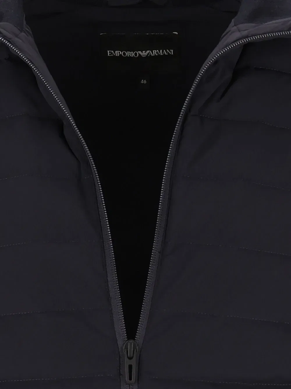 Стеганая пуховая куртка Emporio Armani, черный — фото 4
