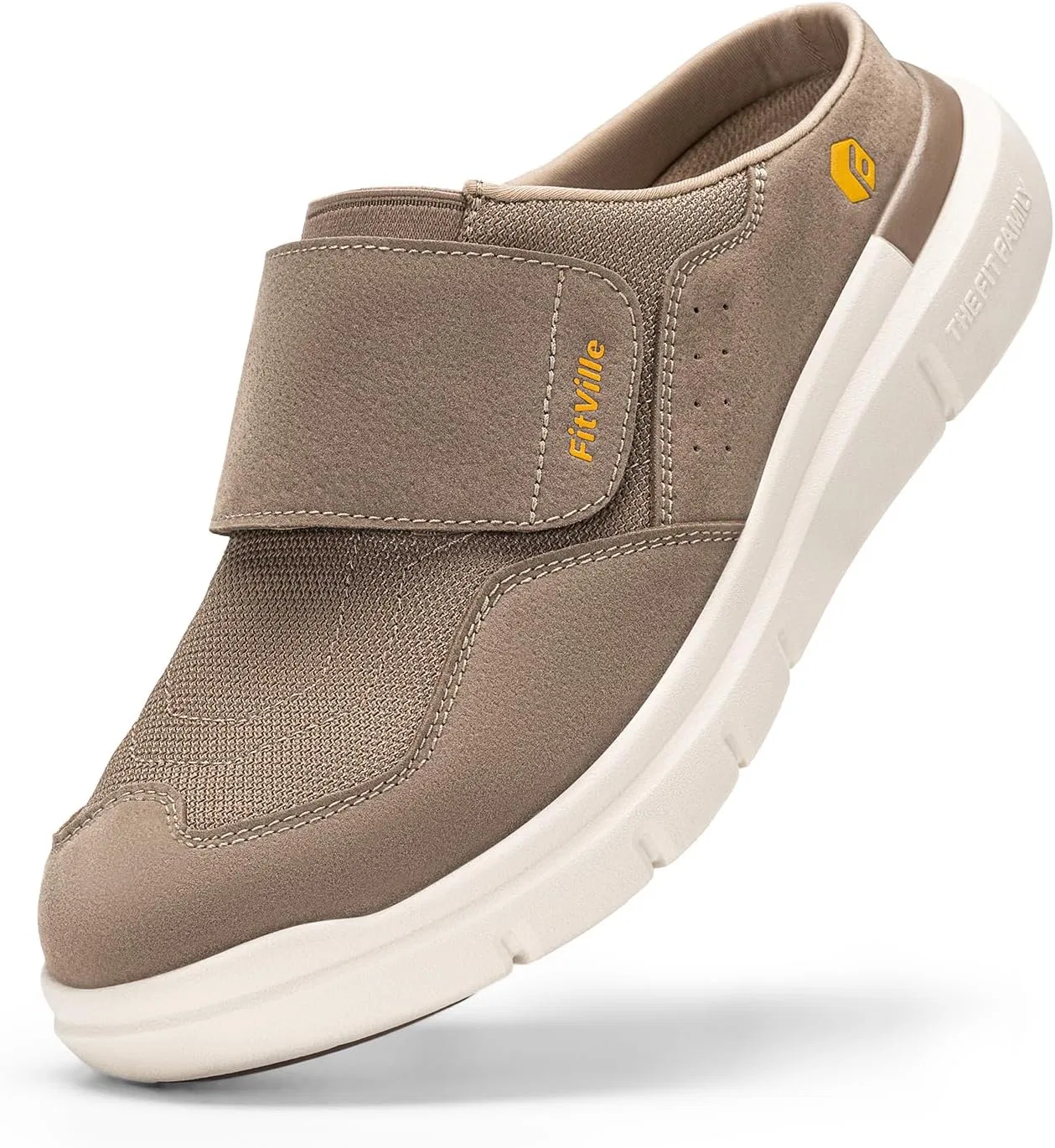 Тапочки с поддержкой стопы FitVille, Sand Stone