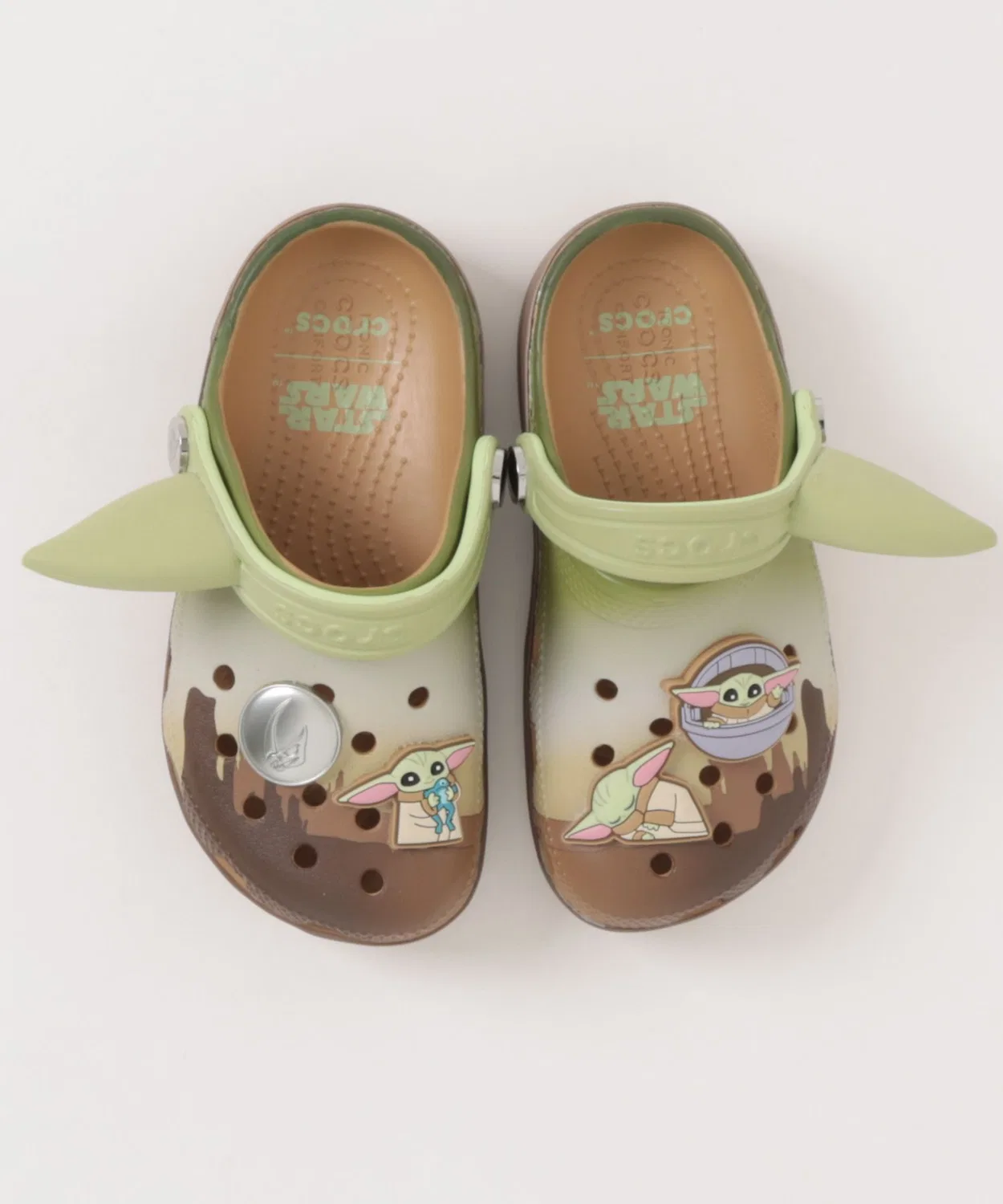 Детские сандалии с регулируемым ремешком, модель Grogu, crocs, Multi — фото 4