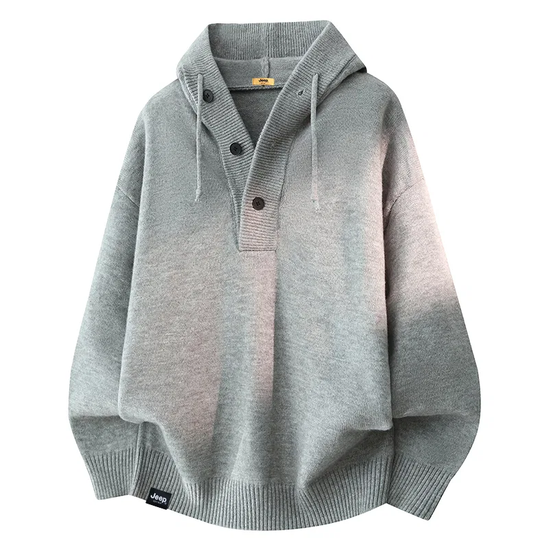 Детский худи с капюшоном, прямой крой, Jeep, Heather Gray
