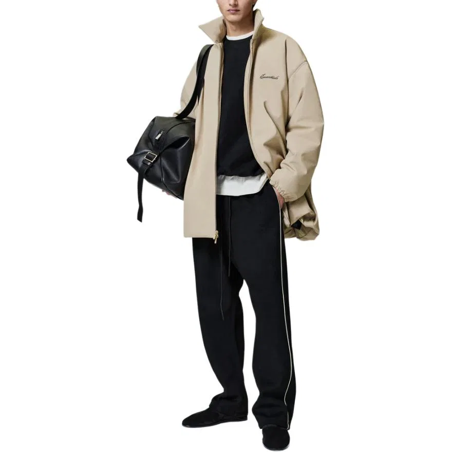 Детские спортивные брюки из футера с начесом Vintage Black Fear Of God Essentials — фото 4