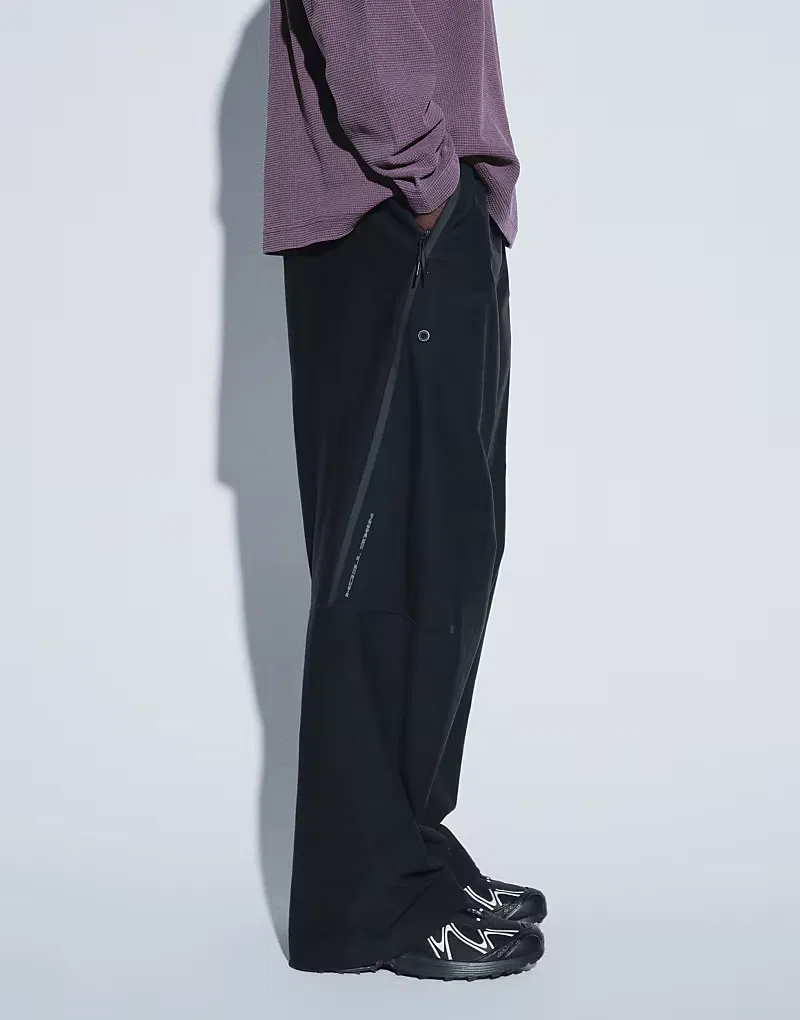 Спортивные брюки Nike Tech Fleece Shori с широкими штанинами, черный