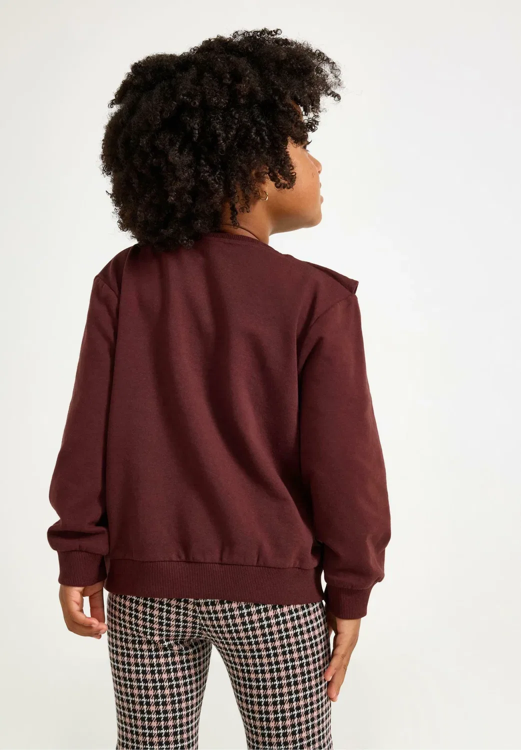 Толстовка с начесом внутри - толстовка Lindex, Dark Brown — фото 3