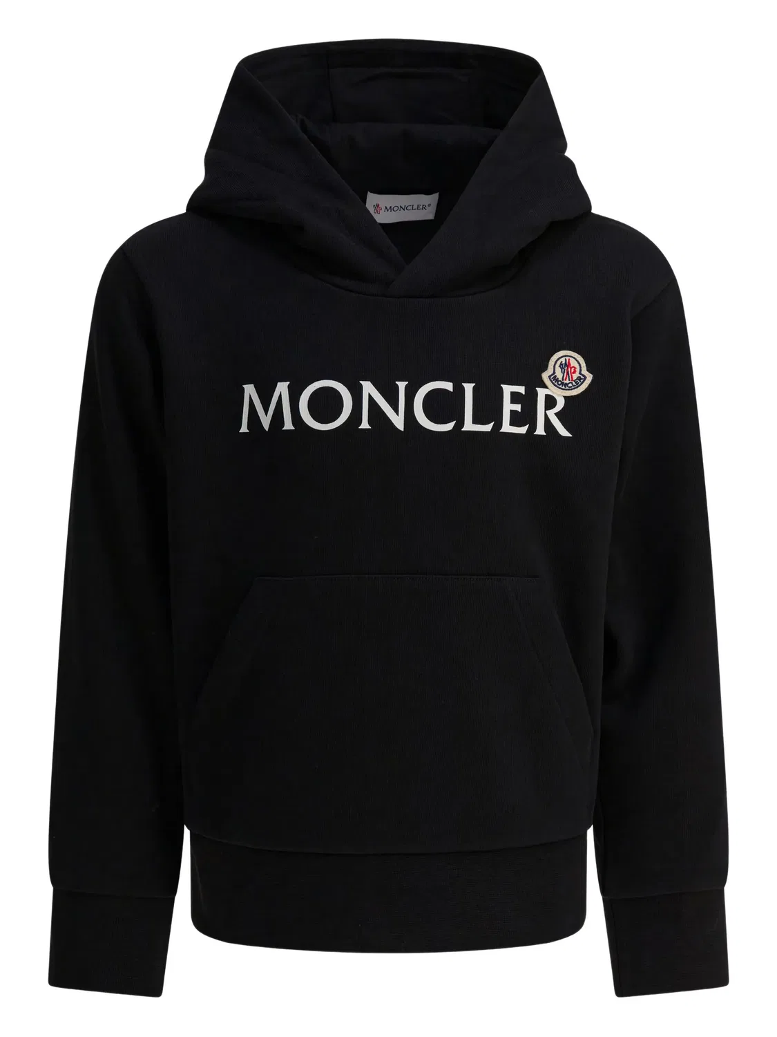 Худи с логотипом Moncler, черный