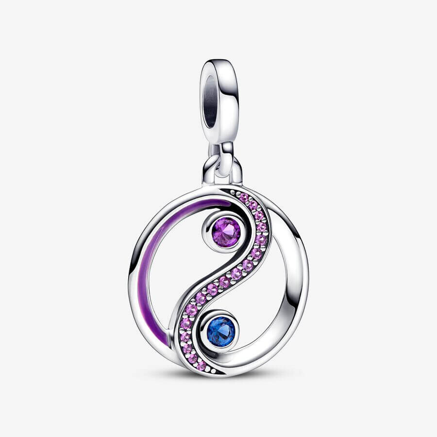 

Шарм-подвеска Pandora ME Balance Yin & Yang, серебро/мультиколор