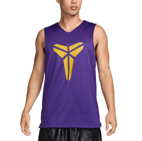 Майки kobe dri fit standard issue двусторонняя баскетбольная майка азиатские размеры Nike, черный — фото 3