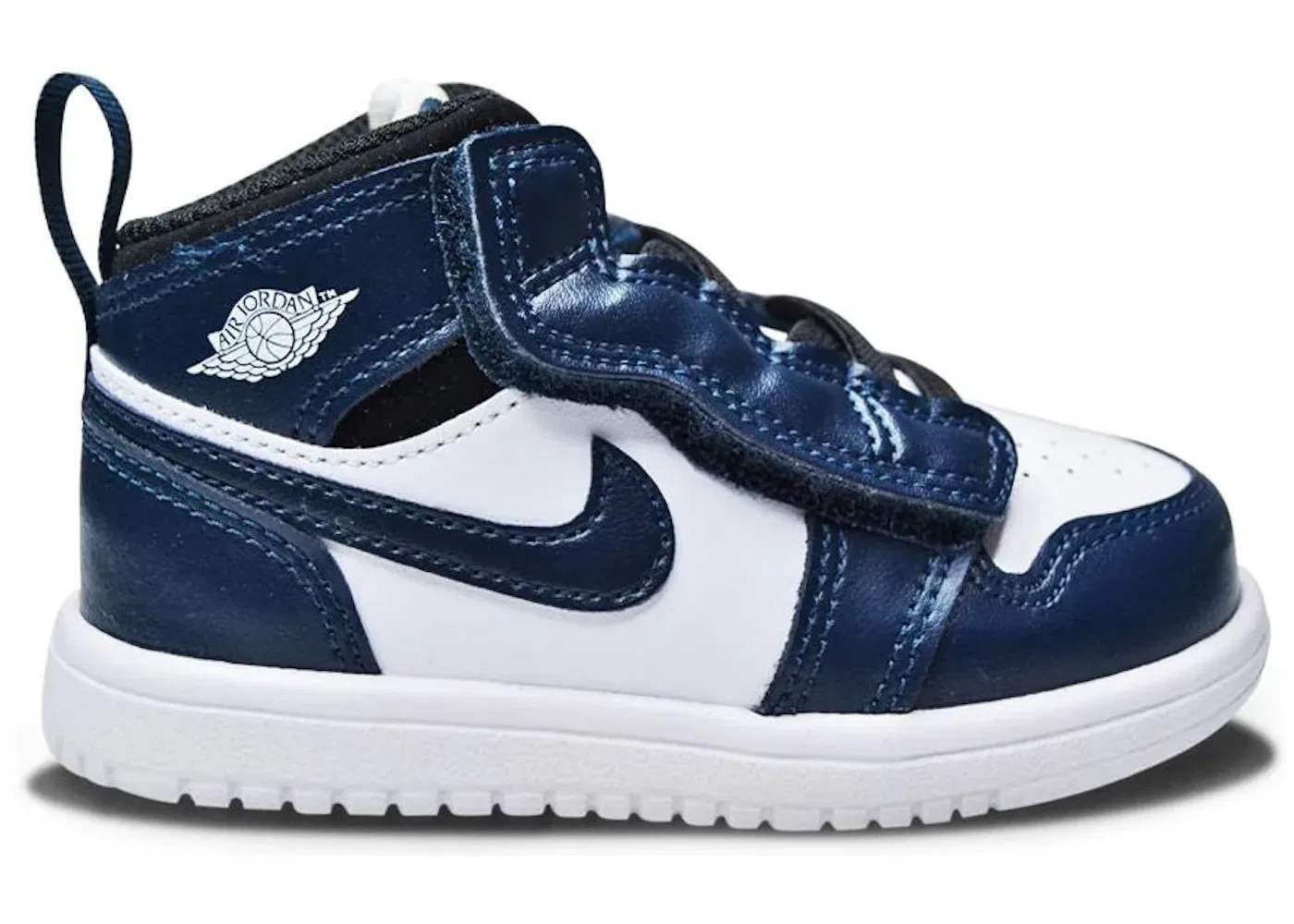 Детские кроссовки с высоким верхом Jordan 1 Mid ALT, Armory Navy/Black/White