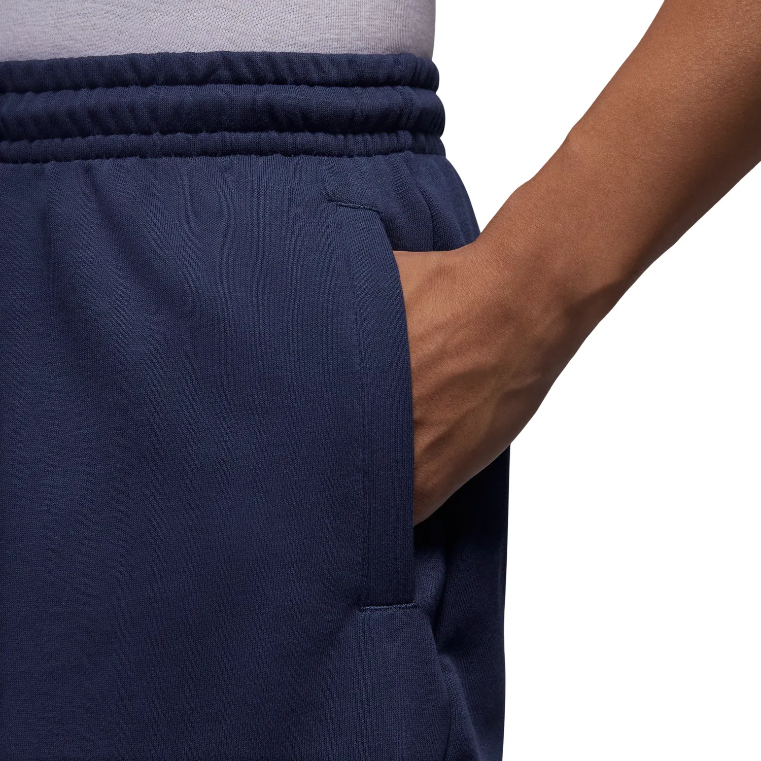 Мужские шорты Air Jordan MVP French Terry Pants Asia Sizing 'Dark Navy Blue' Jordan, Dark Navy Blue — фото 4