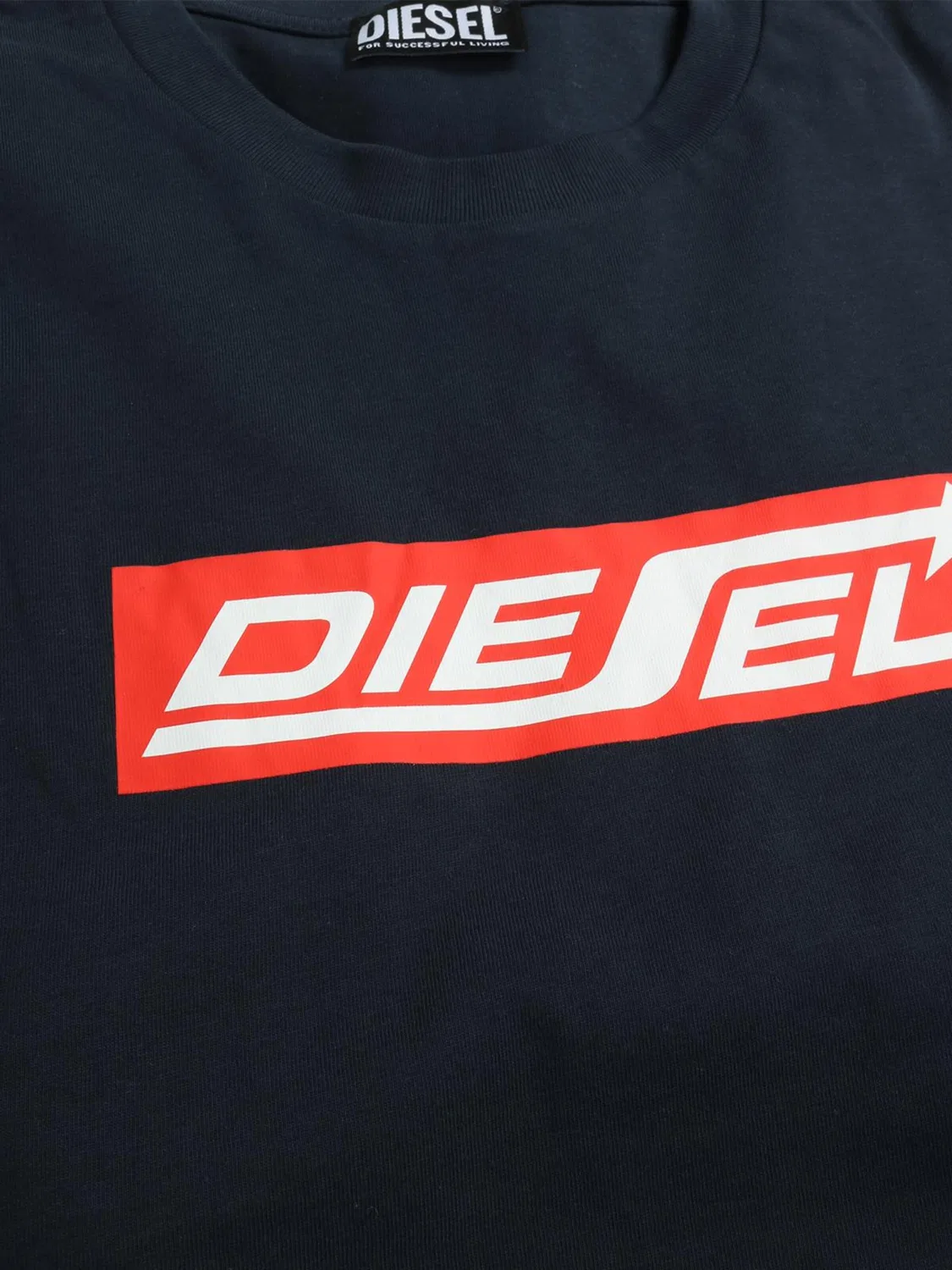 Футболка Diesel T-Just 250115 темно-синего цвета — фото 2