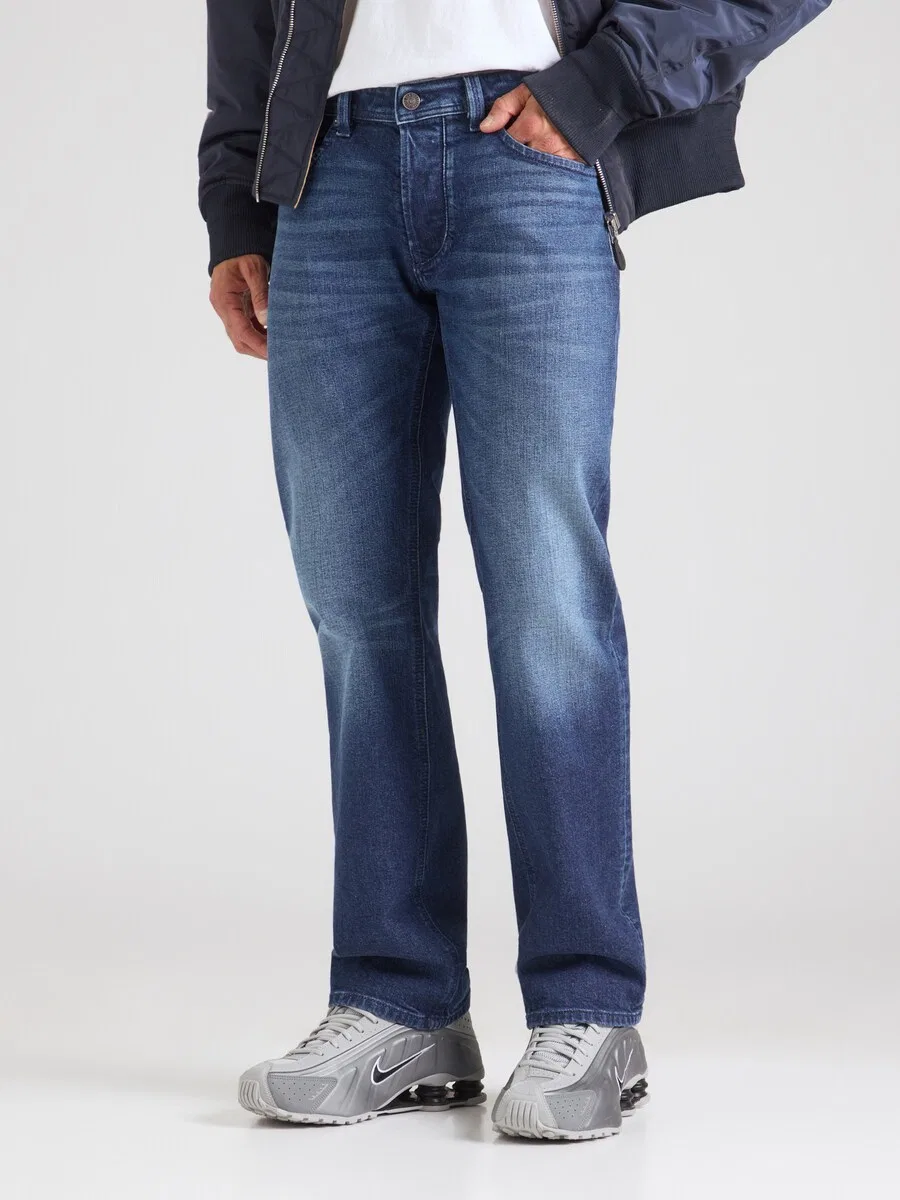 Джинсы DIESEL Regular Jeans '1985 LARKEE' темно-синего цвета — фото 2