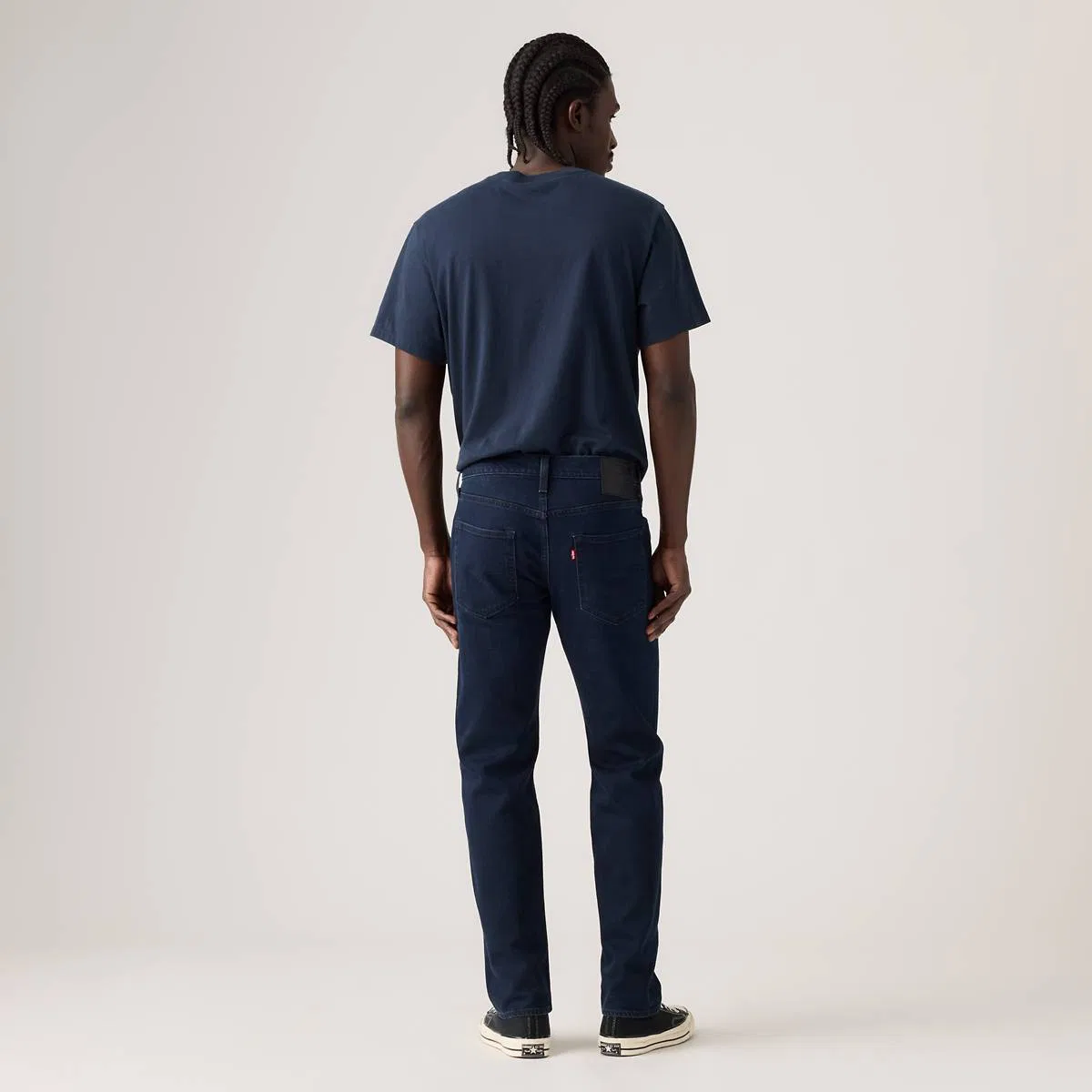 Мужские джинсы 502 зауженного кроя, из натуральной мягкой ткани Levi's, Why So Blue - Blue — фото 3