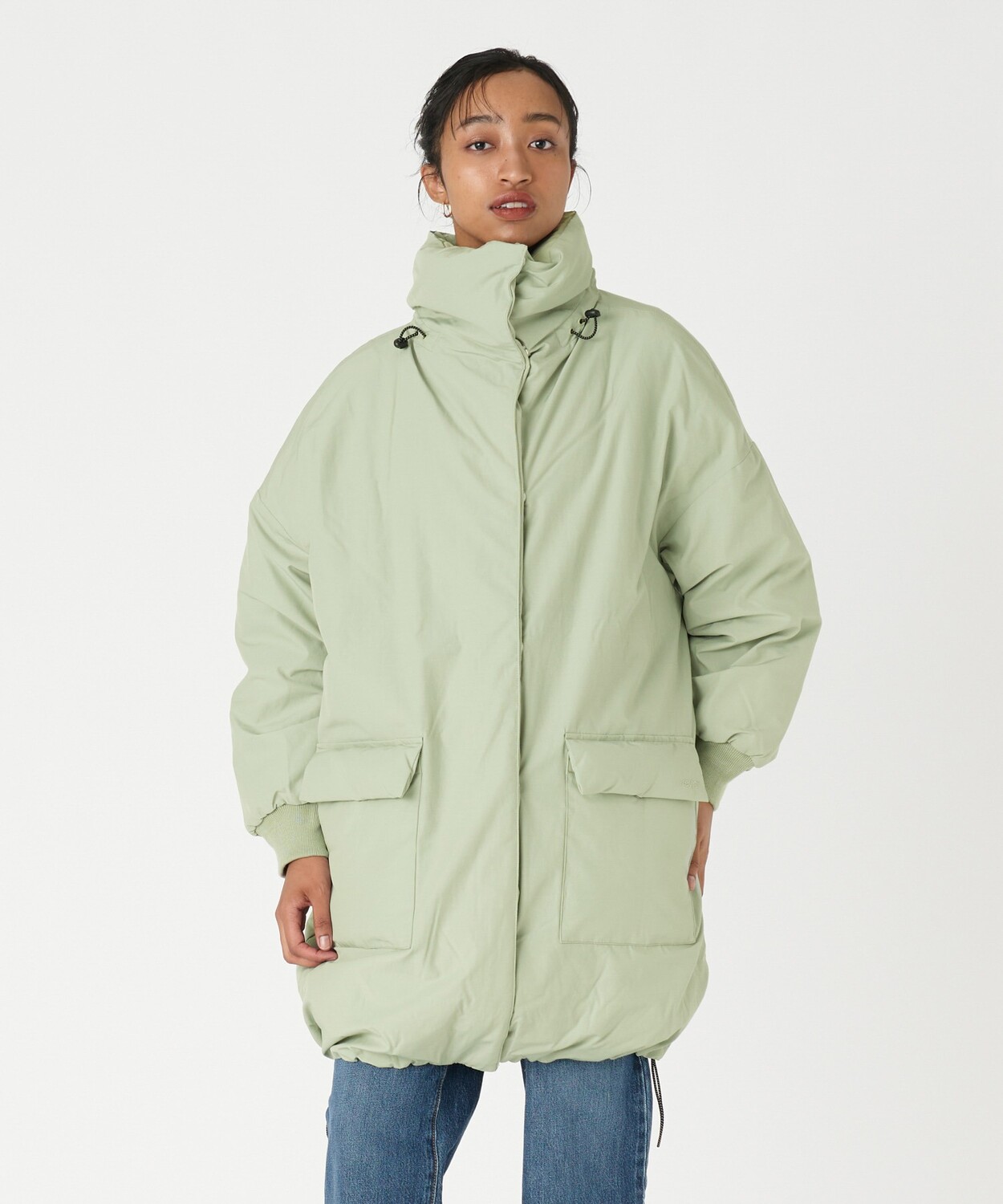 

Двусторонний женский пуховик Levi's Momo Pillow Puffer, зеленый, Серый, Двусторонний женский пуховик Levi's Momo Pillow Puffer, зеленый
